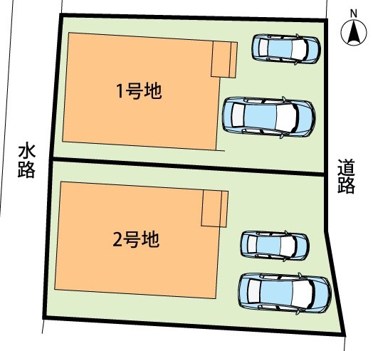 京都市左京区修学院千万田町　第1期　2号地 区画図