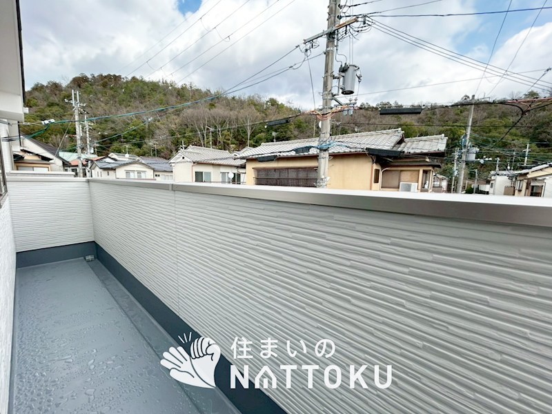京都市左京区修学院千万田町　第1期　2号地 現地写真（バルコニー）