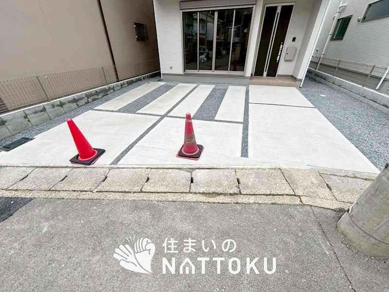 京都市左京区修学院千万田町　第1期　2号地 現地写真（駐車場）