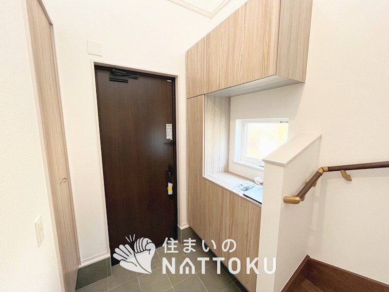 大阪狭山市大野台　第9期　1号地 現地写真（玄関）