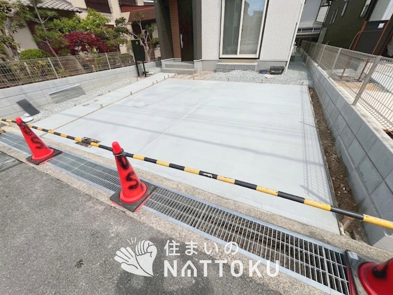 大阪狭山市大野台　第9期　1号地 現地写真（駐車場）