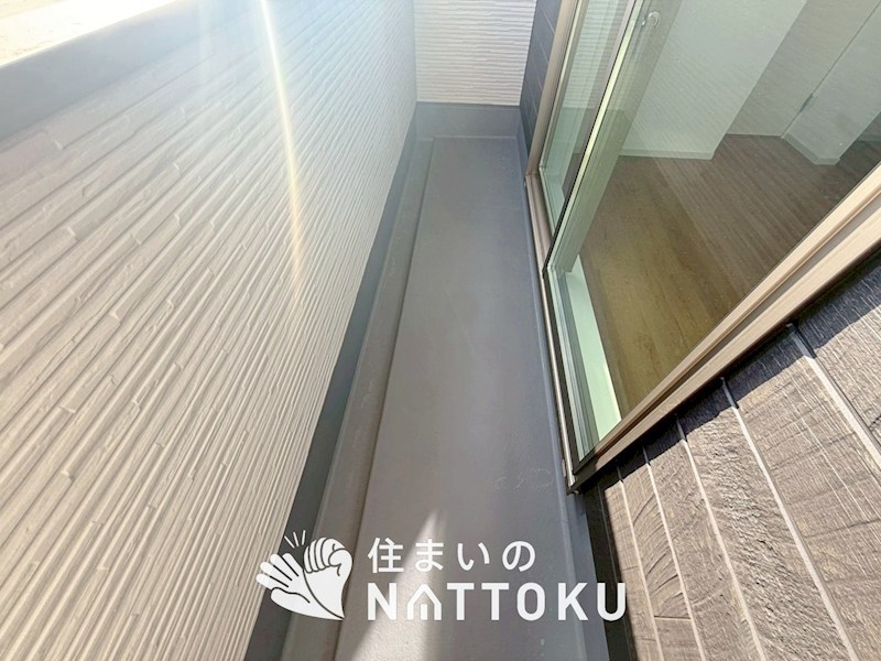 高槻市藤の里　第1期　 現地写真（バルコニー）