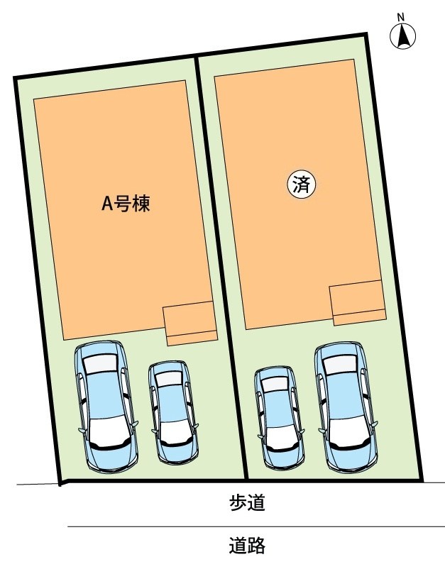 藤井寺市東藤井寺町　A号地 区画図