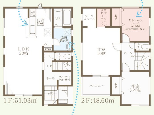 大阪市東住吉区住道矢田　第20期　1号地 間取図・土地図