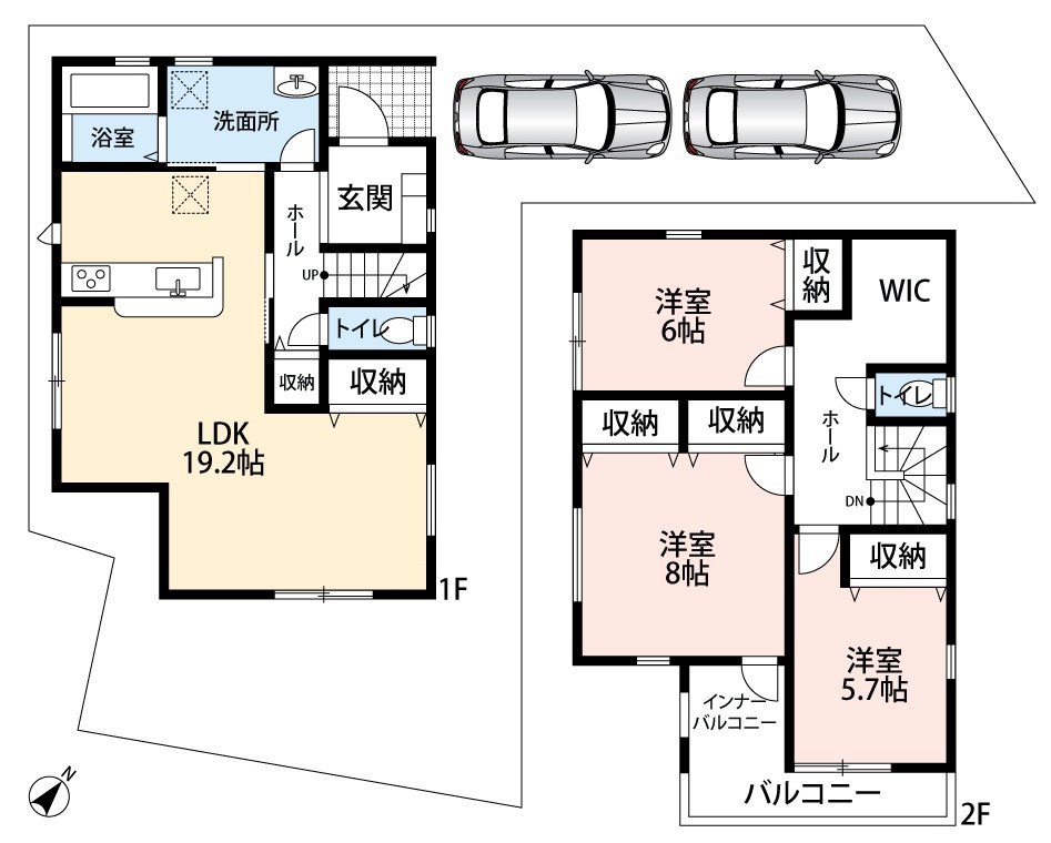 堺市中区深井水池町　2号地 間取図・土地図
