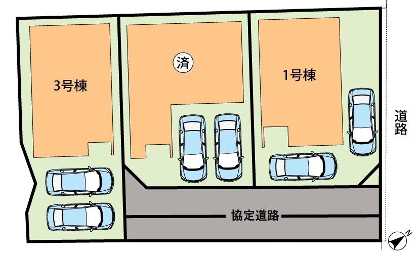 堺市中区東山　第1期　1号地 区画図