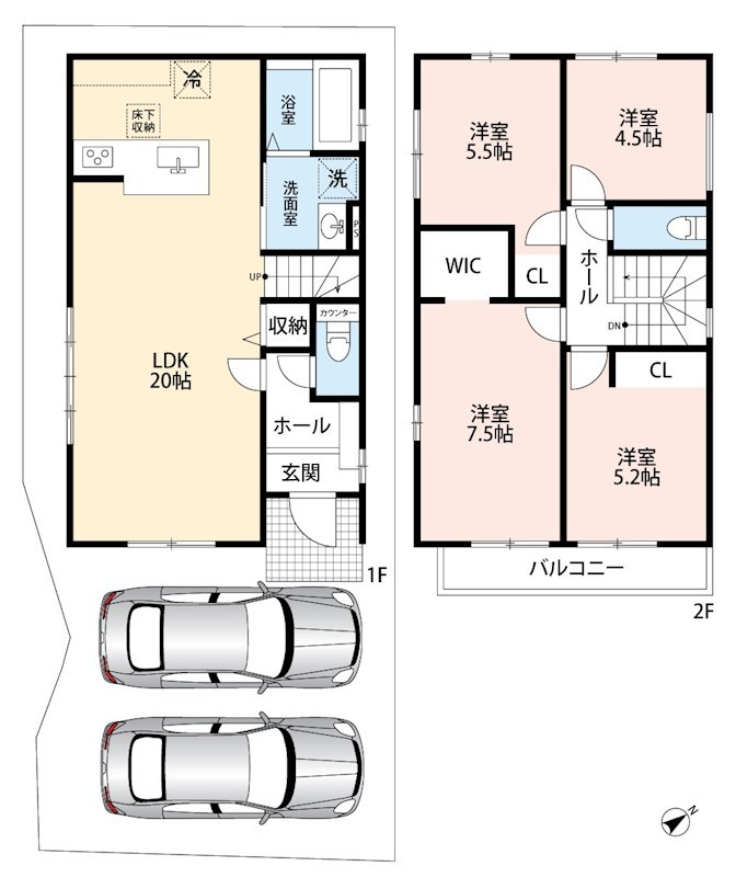 堺市中区東山　第1期　3号地 間取図・土地図