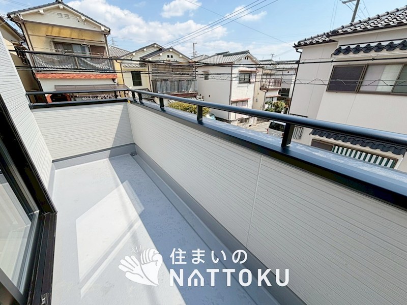 大阪市西淀川区中島 現地写真（バルコニー）
