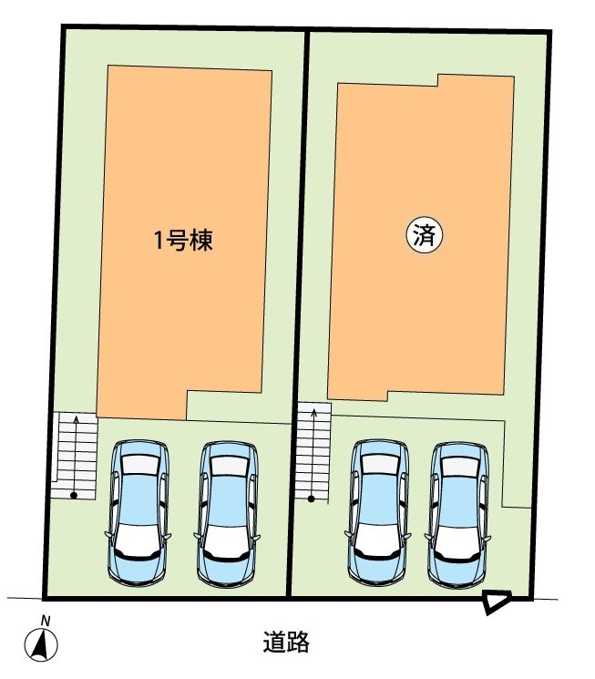 堺市南区晴美台　1号地 区画図