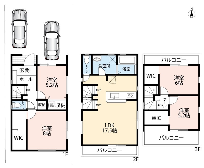 松原市小川　第3期  間取図・土地図