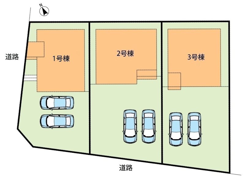 瑞浪市益見町　1号地 区画図