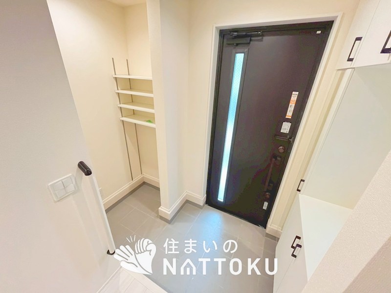 宇治市伊勢田町毛語　第1期　2号地 現地写真（玄関）