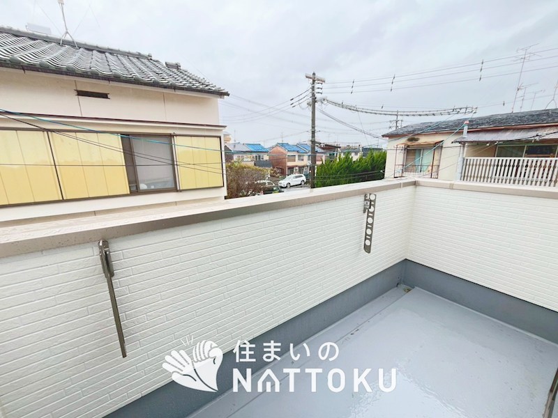 宇治市伊勢田町毛語　第1期　2号地 現地写真（バルコニー）