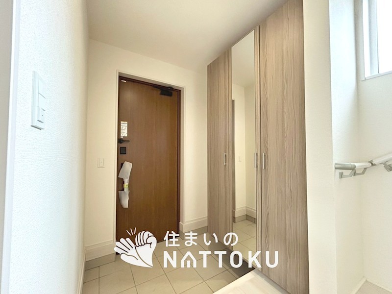 栗東市綣　1号地 現地写真（玄関）
