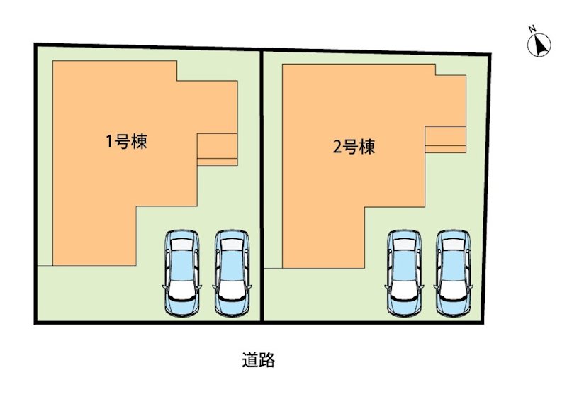 高砂市高砂町東宮町　1号地  区画図
