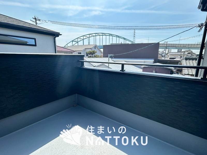 高砂市高砂町東宮町　1号地  現地写真（バルコニー）