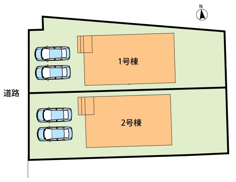 赤穂市古浜町　第1期　2号地 区画図