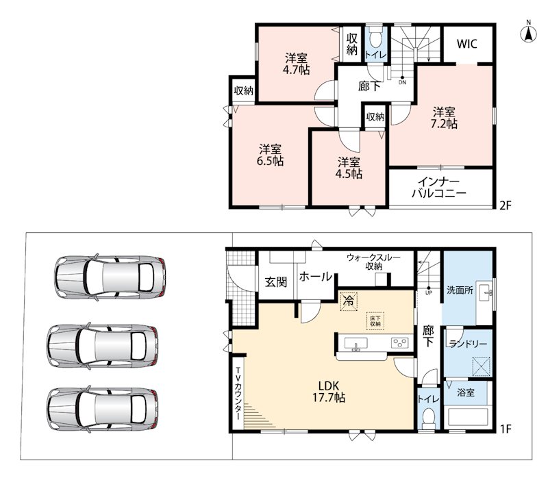 洲本市宇原　3号地  間取図・土地図