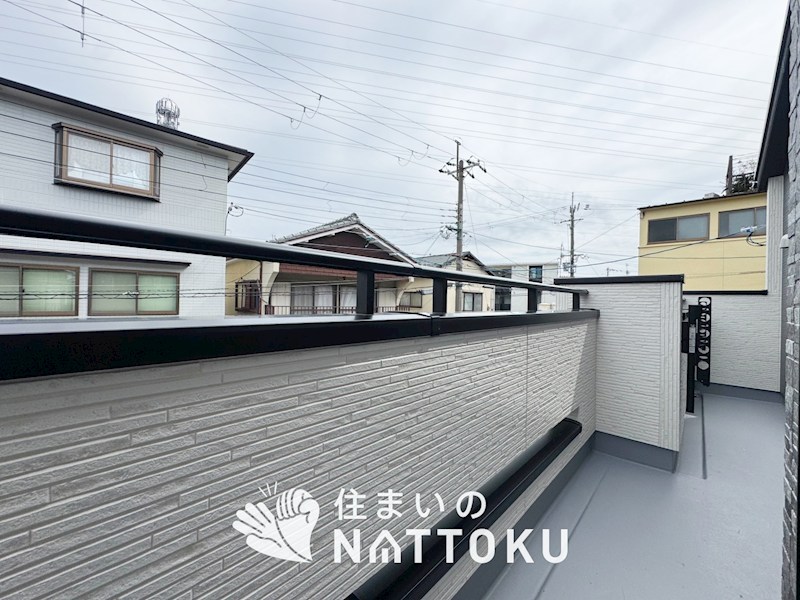乙訓郡大山崎町下植野二階下 現地写真（バルコニー）