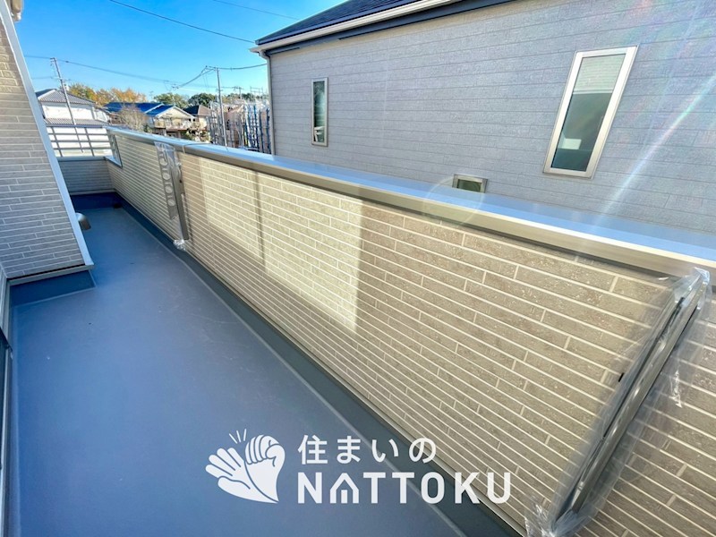 三木市岩宮　G号地 現地写真（バルコニー）