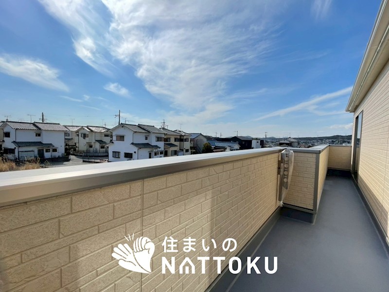 三木市岩宮　J号地  現地写真（バルコニー）
