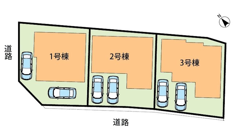 加古川市野口町良野　2号地 区画図