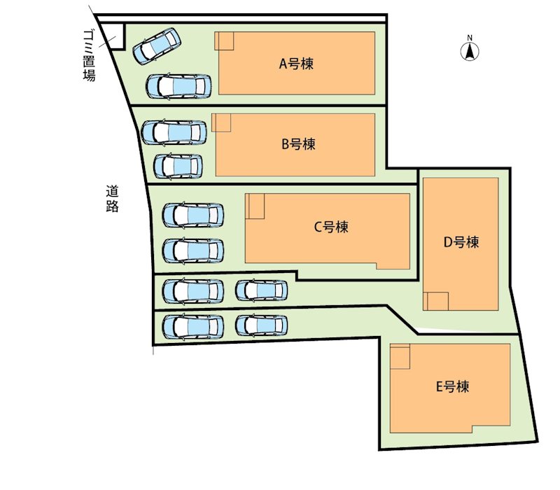 明石市二見町東二見　C号地 区画図