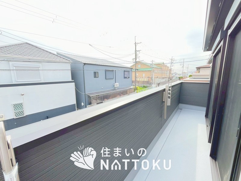 藤井寺市惣社　第1期　2号地 現地写真（バルコニー）
