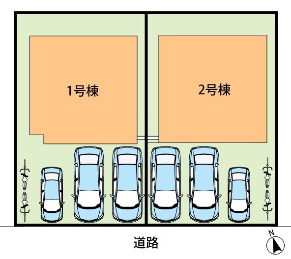 枚方市長尾東町　第3期　1号地 区画図