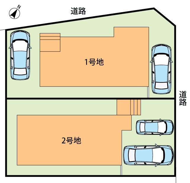 大津市鶴の里　第1期　1号地 区画図