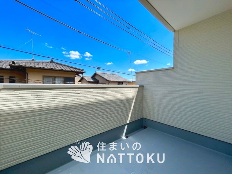 大津市鶴の里　第1期　1号地 現地写真（バルコニー）