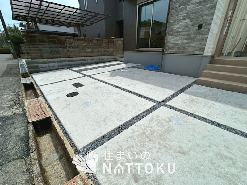 大津市鶴の里　第1期　2号地 現地写真（駐車場）