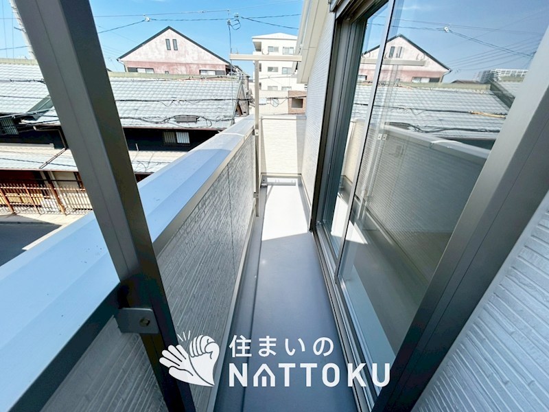 大阪市住之江区北島　第1期　1号地  現地写真（バルコニー）