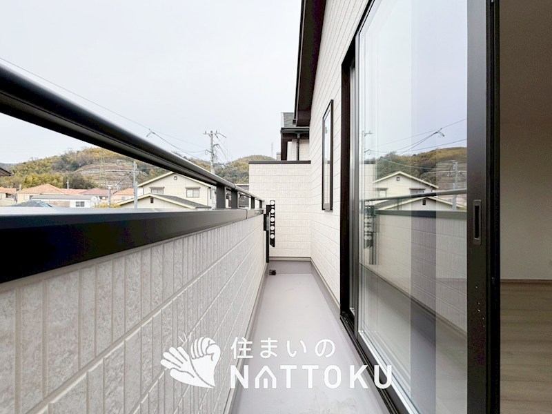 三島郡島本町東大寺　B号地 現地写真（バルコニー）