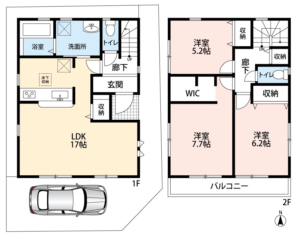 寝屋川市高柳　第10期　 間取図・土地図