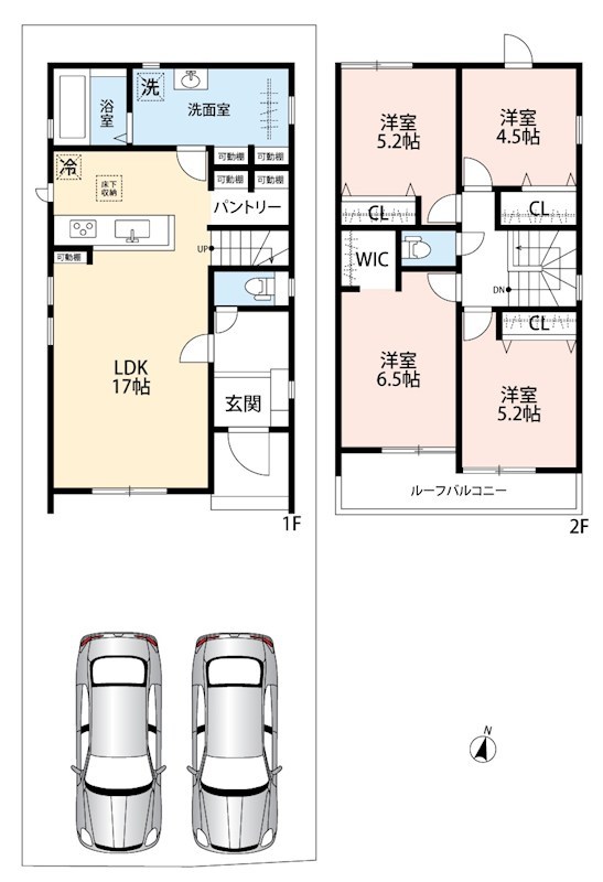大津市千町　第1期　3号地 間取図・土地図