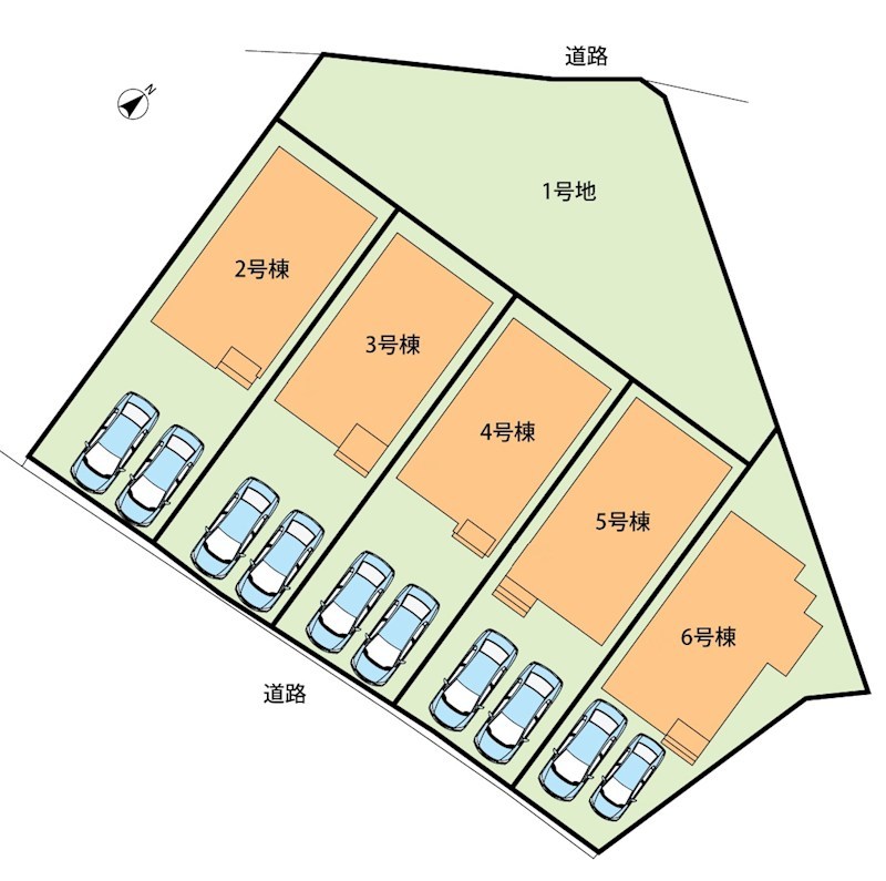 大津市千町　第1期　3号地 区画図