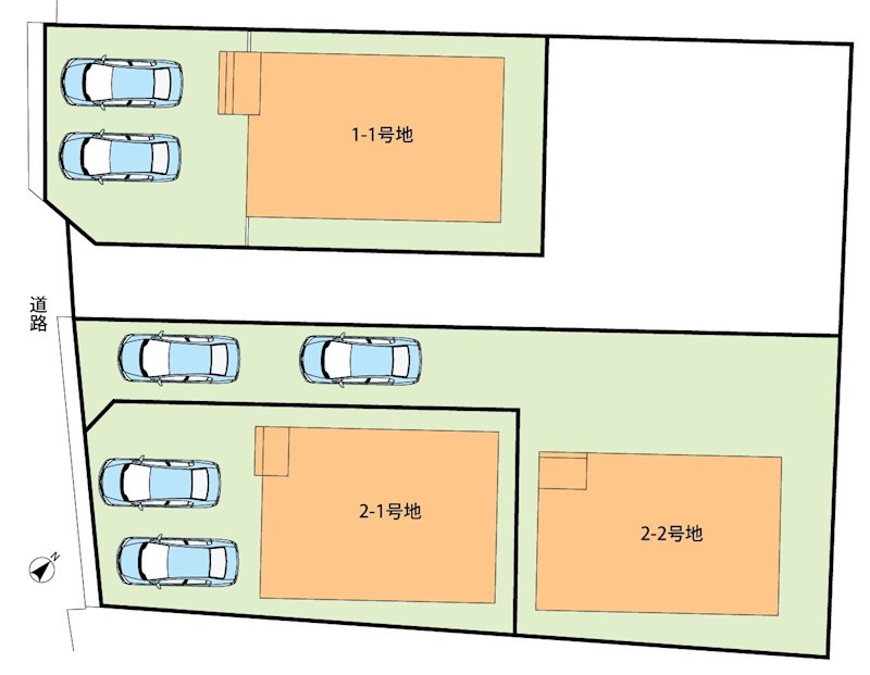 草津市川原　第1期 区画図