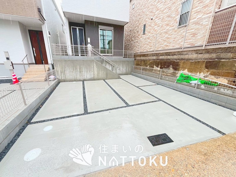 宇治市広野町丸山　第1期　2号地 現地写真（駐車場）