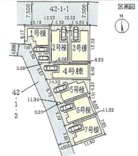 大阪市平野区平野市町　2号地 区画図