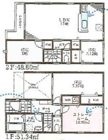 大阪市平野区平野市町　7号地 間取図・土地図