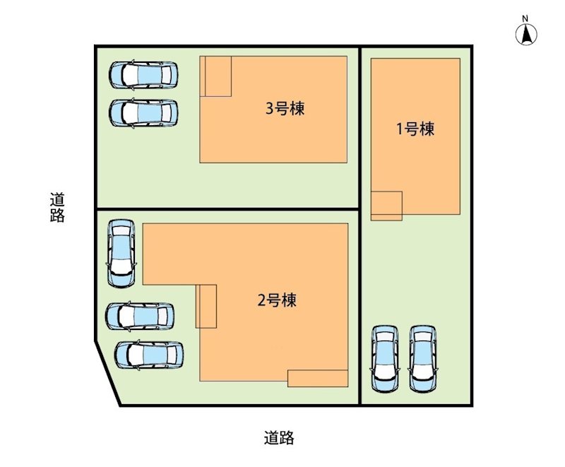 各務原市川島渡町　第2期　2号地 区画図
