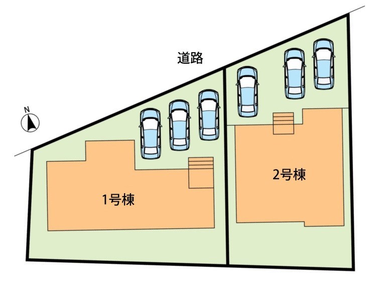 安八郡安八町氷取　2号地 区画図
