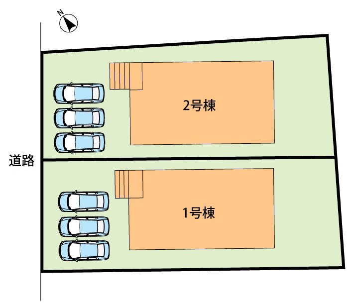 多治見市長瀬町　第1期　2号地  区画図