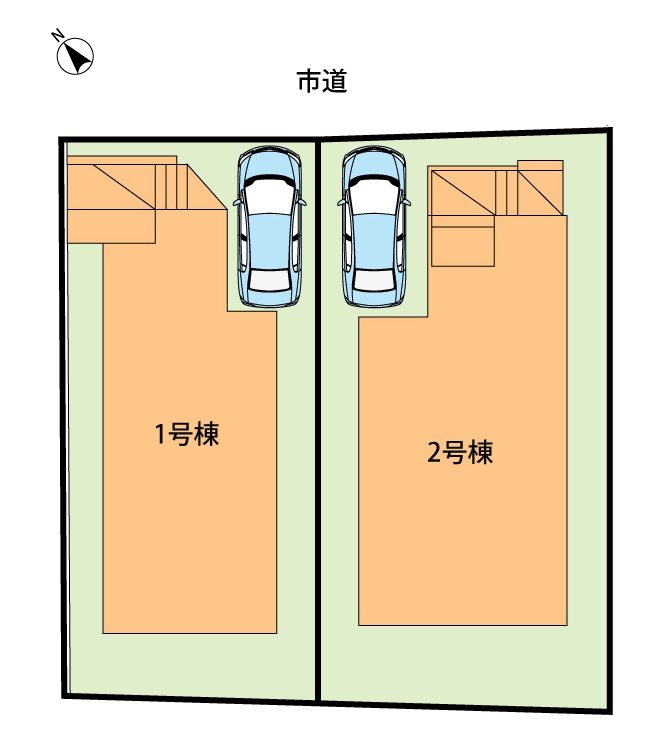 明石市松が丘　第24-1期　2号地  区画図