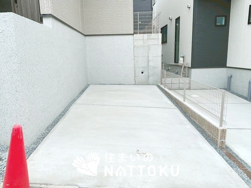 明石市松が丘　第24-1期　2号地  現地写真（駐車場）