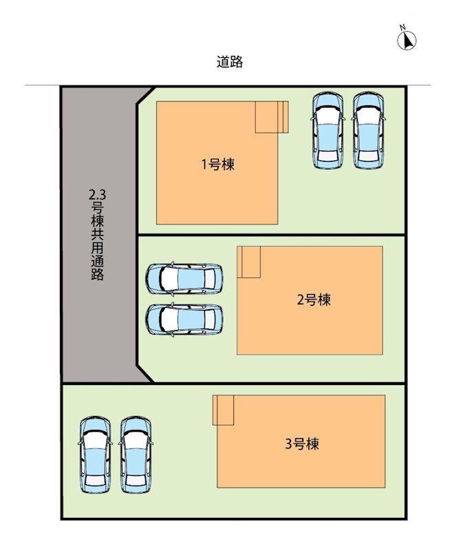 西脇市郷瀬町　第2期　2号地 区画図
