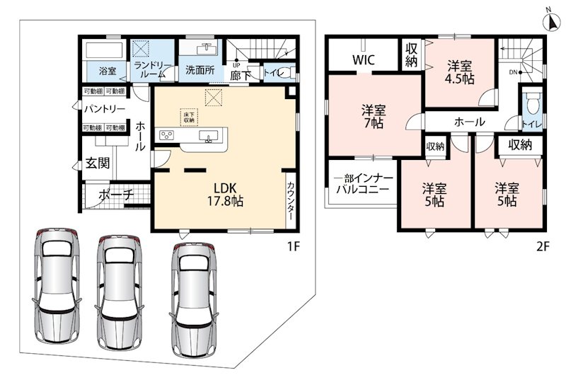 西脇市西脇　第15期 間取図・土地図