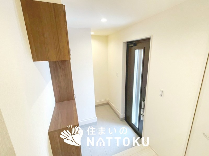 洲本市上物部　第3期 1号地 現地写真（玄関）