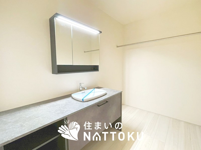 洲本市上物部　第3期 1号地 内観写真（洗面台・洗面所）